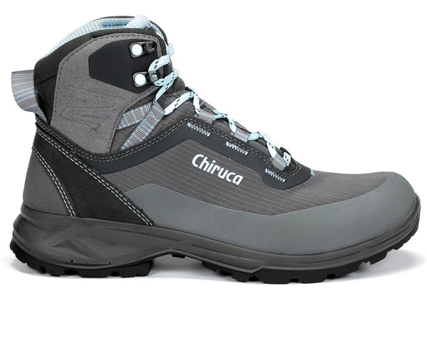 Botín Chiruca Geiser 13 GTX Mujer Gris Celeste Trekking Impermeable