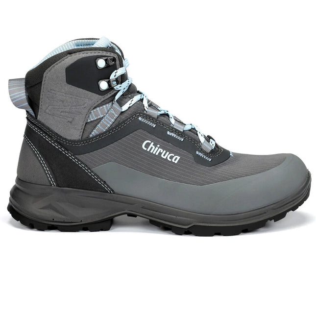 Botín Chiruca Geiser 13 GTX Mujer Gris Celeste Trekking Impermeable