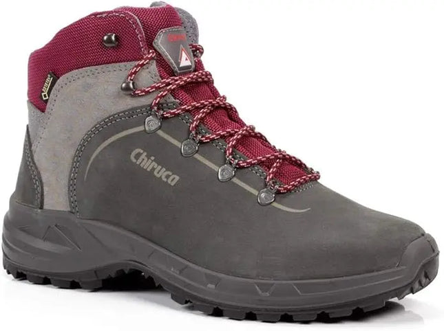 Botín Chiruca Ordesa 05 GTX Mujer Gris Burdeo Impermeable