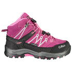 Botín CMP Rigel Mid Niño Rosa Berry Pink Impermeable Trekking