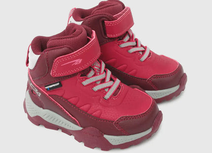 Botín Colloky Junior Niña Burdeo Outdoor Ecocuero Velcro
