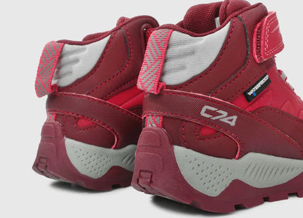 Botín Colloky Junior Niña Burdeo Outdoor Ecocuero Velcro