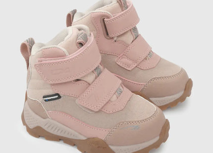 Botín Colloky Junior Niña Rosa Outdoor Ecocuero Velcro