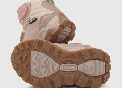 Botín Colloky Junior Niña Rosa Outdoor Ecocuero Velcro