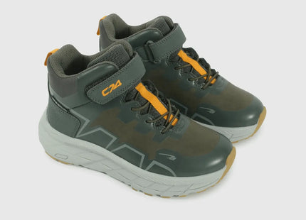 Botín Colloky Junior Verde Gris Outdoor Ecocuero Velcro