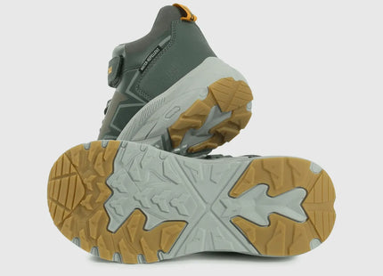 Botín Colloky Junior Verde Gris Outdoor Ecocuero Velcro