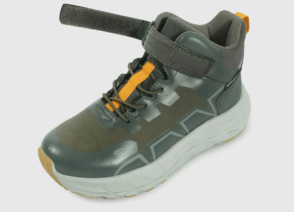 Botín Colloky Junior Verde Gris Outdoor Ecocuero Velcro