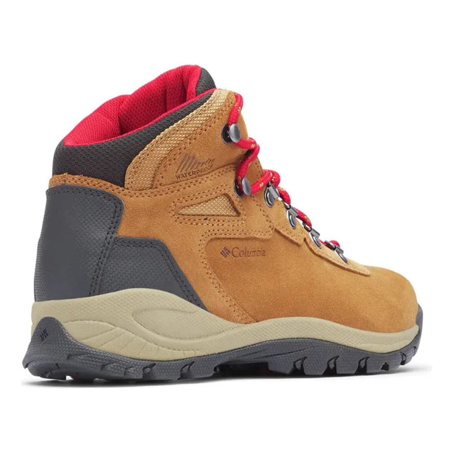 Botín Trekking Columbia Newton Ridge Plus Amped Mujer Marrón Impermeable