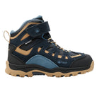 Botín Lippi Puelo CS Hi Velcro Niño Azul Piedra Taupe Trekking