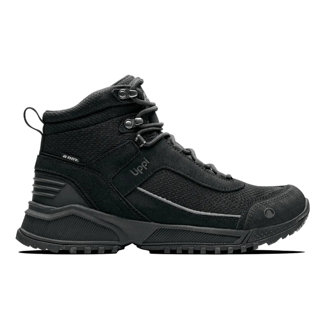 Botín Lippi Hill Hiker Hombre Negro B-Dry Cordillera Forcegrip