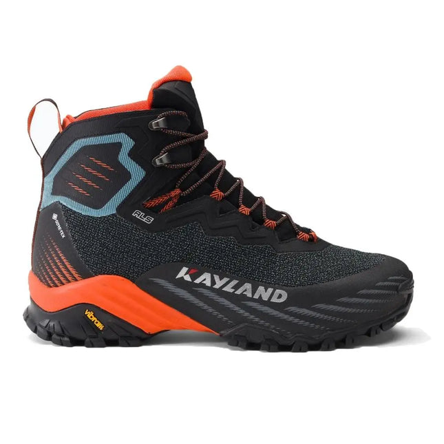 Botín Kayland Duke Mid GTX Hombre Negro Naranja Impermeable Trail