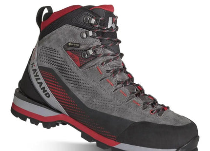 Botín Kayland Grand Tour GTX Hombre Gris Rojo Impermeable Trekking