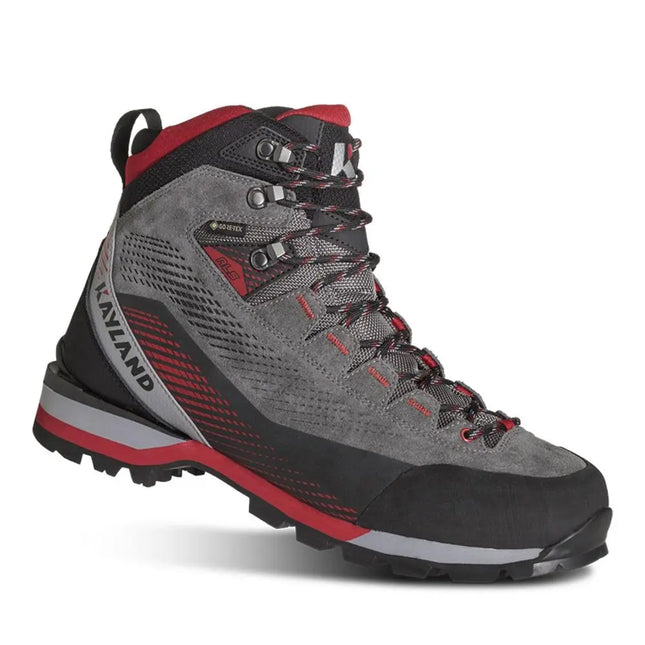 Botín Kayland Grand Tour GTX Hombre Gris Rojo Impermeable Trekking