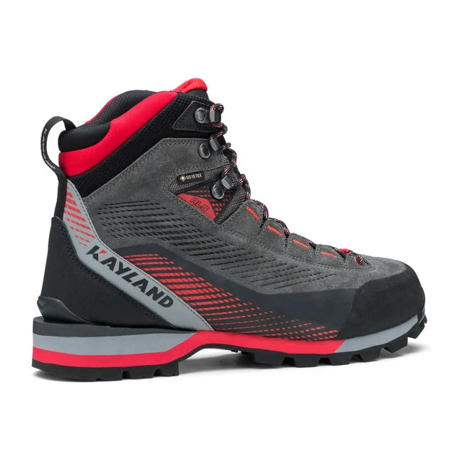 Botín Kayland Grand Tour GTX Hombre Gris Rojo Impermeable Trekking