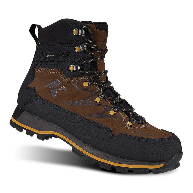 Botín Kayland Vector GTX Hombre Negro Marrón Impermeable Trekking