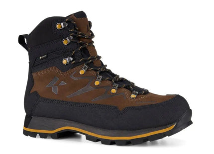 Botín Kayland Vector GTX Hombre Negro Marrón Impermeable Trekking