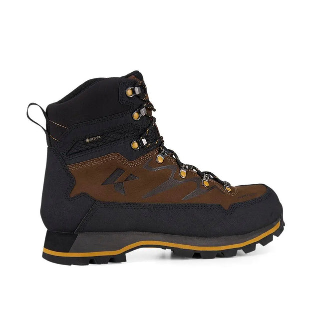 Botín Kayland Vector GTX Hombre Negro Marrón Impermeable Trekking