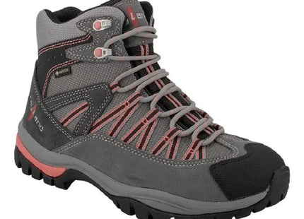 Botín Trekking Kayland Orbit GTX Mujer Gris Oscuro Coral Impermeable