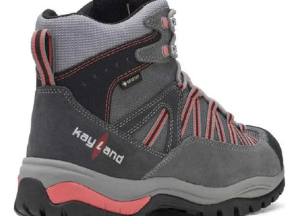 Botín Trekking Kayland Orbit GTX Mujer Gris Oscuro Coral Impermeable