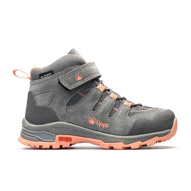 Botín Lippi All Terra Mid Kids Acero B-Dry Forcegrip Hiking