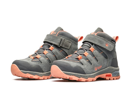 Botín Lippi All Terra Mid Kids Acero B-Dry Forcegrip Hiking