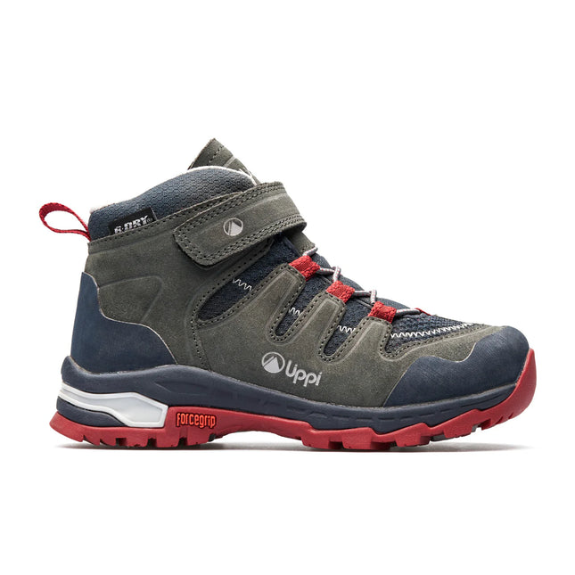 Botín Lippi All Terra Mid Kids Gris B-Dry Forcegrip Hiking