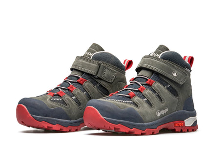 Botín Lippi All Terra Mid Kids Gris B-Dry Forcegrip Hiking