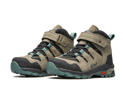Botín Lippi All Terra Mid Kids Verde B-Dry Forcegrip Hiking