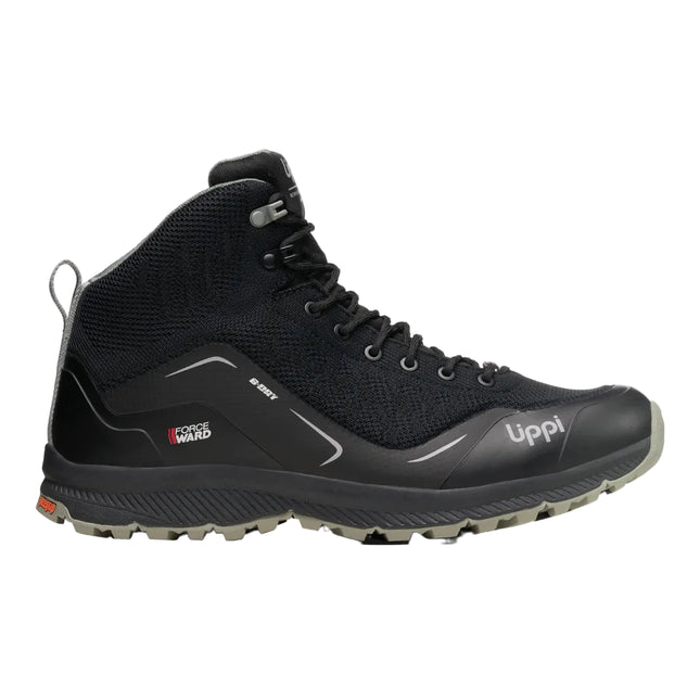 Botín Lippi Light Rock Mid II Hombre Negro B-Dry ECO Reciclado