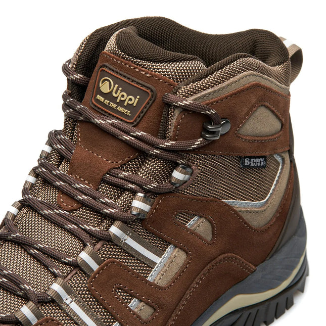 Botín Lippi Puelo CS Hi Hombre Café Impermeable Hiking