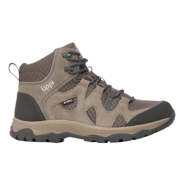 Botín Lippi Tellus Mid Hombre Taupe Beige Impermeable Hiking
