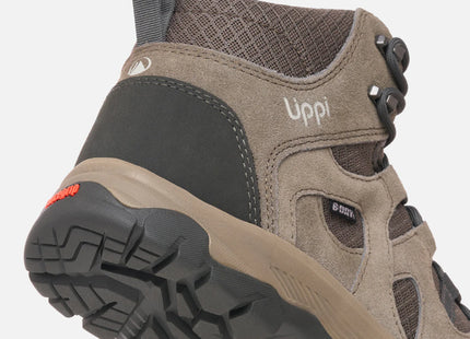 Botín Lippi Tellus Mid Hombre Taupe Beige Impermeable Hiking