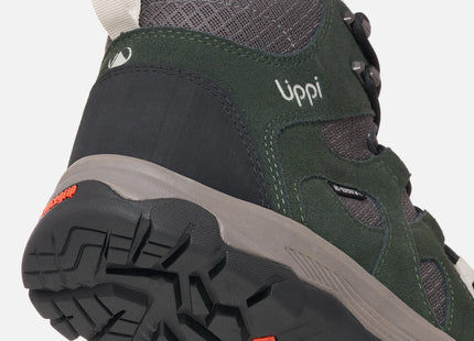 Botín Lippi Tellus Mid Hombre Verde Impermeable Hiking
