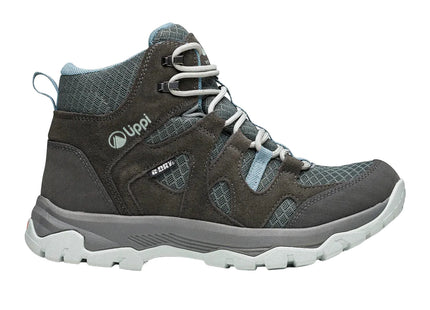 Botín Lippi Tellus Mid Mujer Acero Oscuro Impermeable Hiking