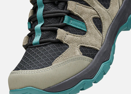 Botín Lippi Tellus Mid Mujer Gris Verde Impermeable Hiking