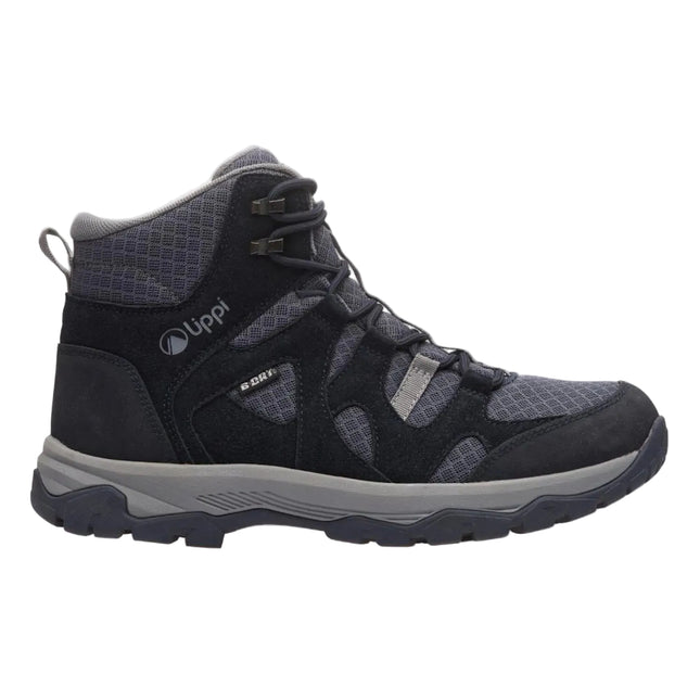 Botín Lippi Tellus Mid Mujer Negro B-Dry Trekking Impermeable