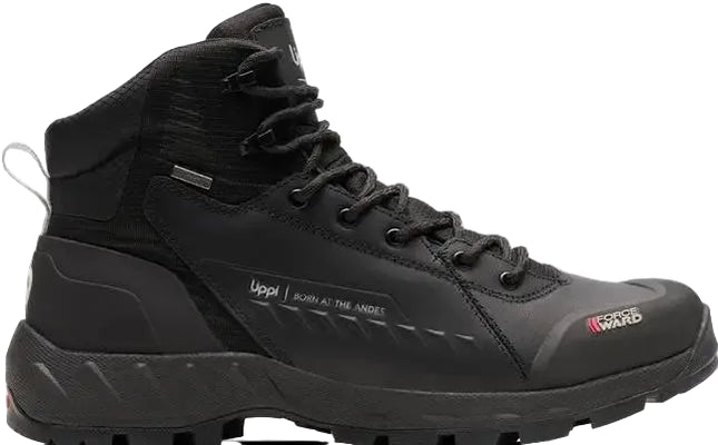 Botín Lippi Tronador Mujer Negro Impermeable Trekking Hiking