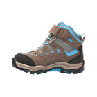 Botín Lippi Puelo Cs Hi Velcro Niño Café Azul Trekking Hiking