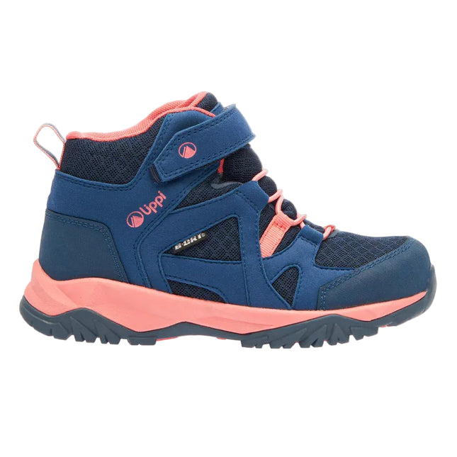 Botín Lippi Tellus Mid Kids Azul Coral B-Dry Hiking