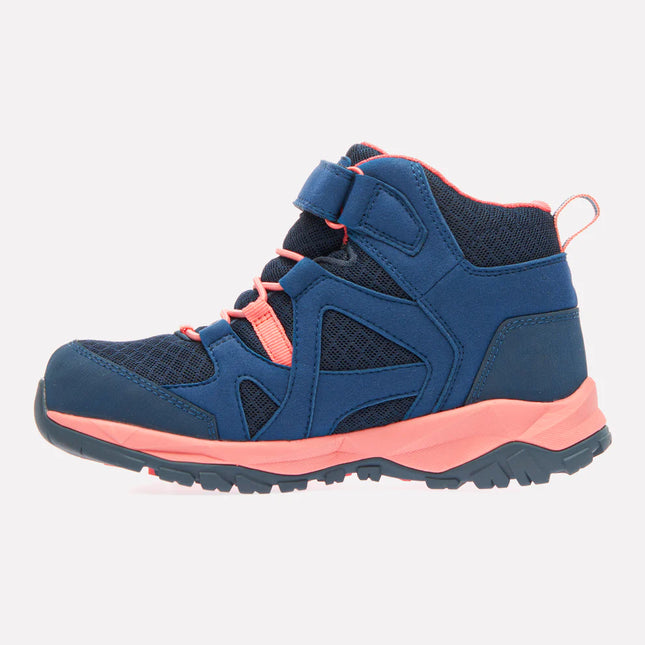 Botín Lippi Tellus Mid Kids Azul Coral B-Dry Hiking