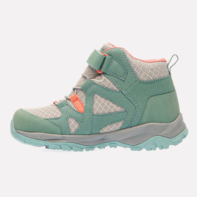 Botín Lippi Tellus Mid Kids Girls Verde B-Dry Hiking