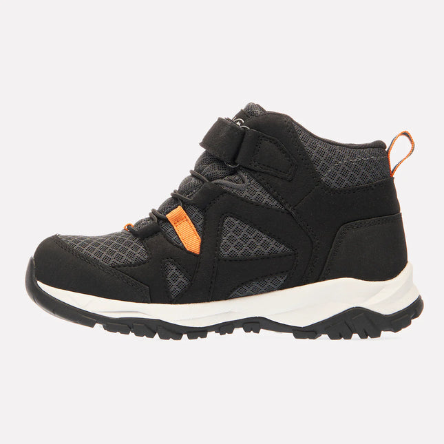 Botín Lippi Tellus Mid Kids Negro B-Dry Hiking Impermeable