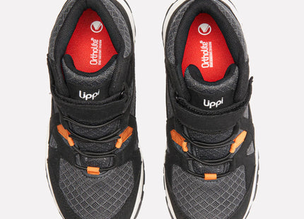 Botín Lippi Tellus Mid Kids Negro B-Dry Hiking Impermeable