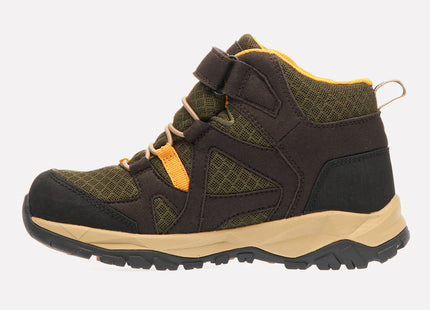 Botín Lippi Tellus Mid Kids Niño Verde Negro Trekking Hiking