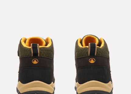 Botín Lippi Tellus Mid Kids Niño Verde Negro Trekking Hiking