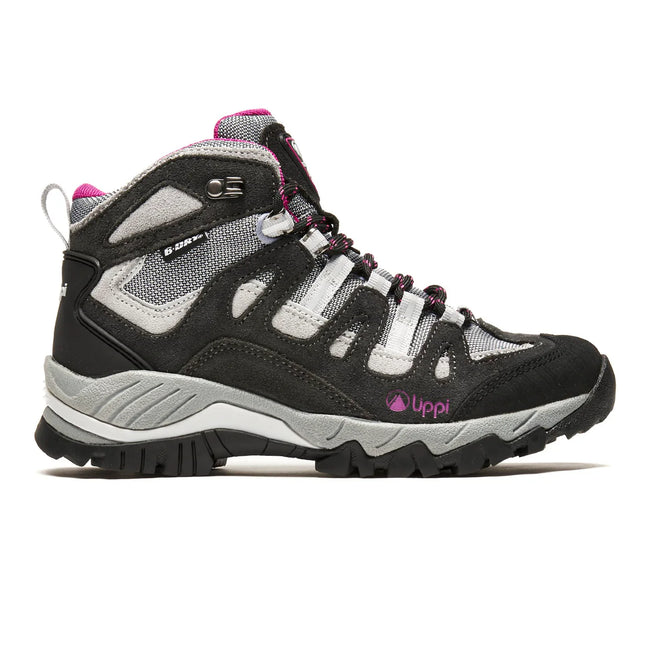 Botín Lippi Puelo CS Hi Mujer Grafito Fucsia Impermeable Hiking