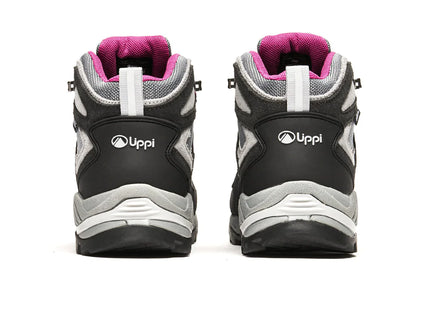 Botín Lippi Puelo CS Hi Mujer Grafito Fucsia Impermeable Hiking