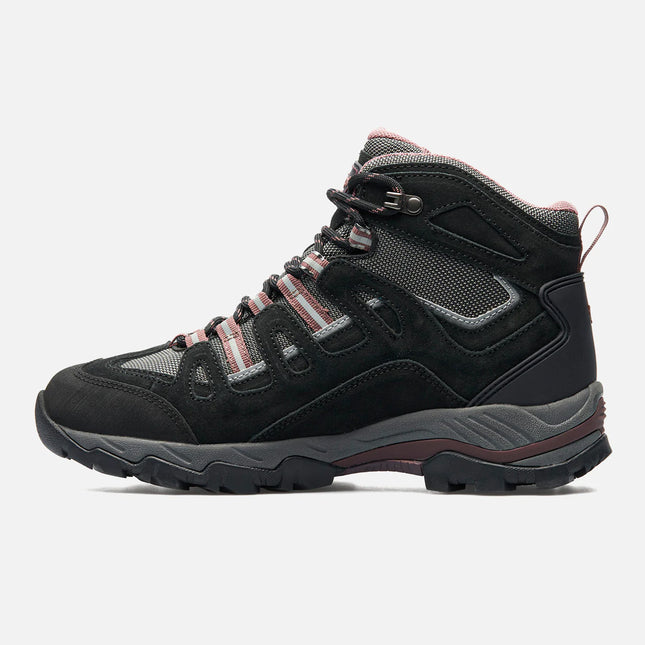 Botín Lippi Puelo CS Hi Mujer Negro Uva Impermeable Hiking