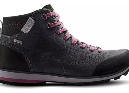 Botín Lippi Woods Mid Mujer Negro Cuero Nobuk Impermeable