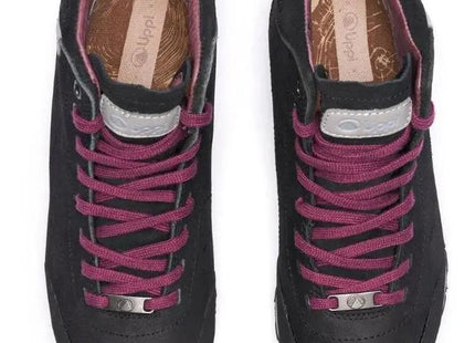 Botín Lippi Woods Mid Mujer Negro Cuero Nobuk Impermeable